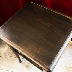 IDC大塚家具 MORISHIGE(モリシゲ) 天然木 ローリー サイドテーブル コンソールテーブル ダークブラウン モダン 検)ロイズ アンティークス★買取帝国 志木店