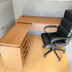 総額4.5万以上❗️ ワークデスクセット チェア パソコンオフィス 配送可能‼︎ K10025