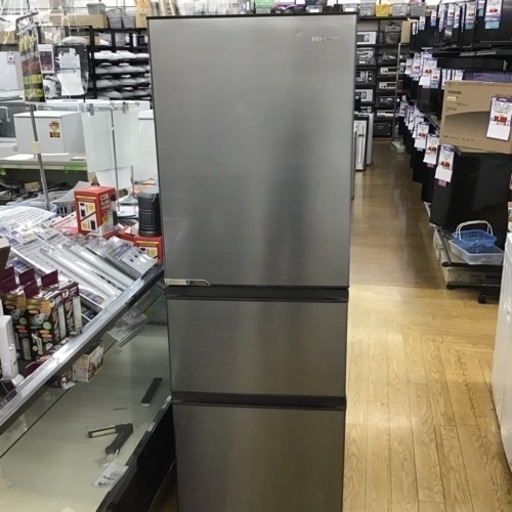 #J-74【ご来店頂ける方限定】Hisenseの3ドア冷凍冷蔵庫です