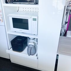 ディノス】レンジ・オーブン・炊飯器・食器も全て収納！大型食器棚 高 