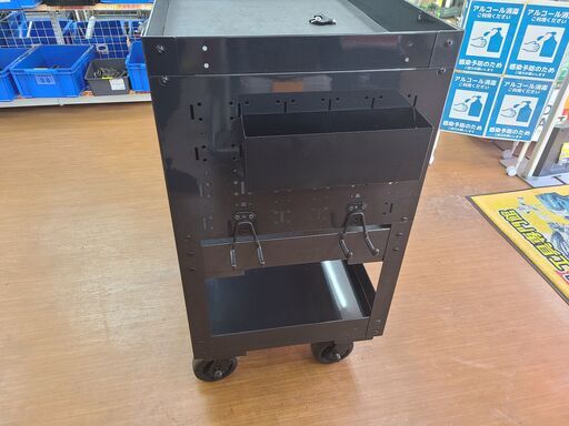 【引取限定】スナップオン　KRSC3TKWFJ　ツールカート　ロールカート　snap-on　サイド収納ラック付【下関店】 引取限定】スナップオン KRSC3TKWFJ ツールカート ロールカート snap
