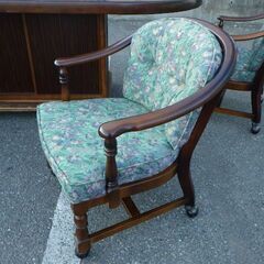 カリモク　収納付きダイニングテーブル　楕円形　キャスター付きチェア　4脚セット　コロニアル　椅子　￥98,780税込