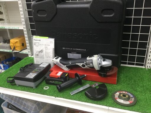 【エコツール豊田インター店】Panasonic/パナソニック 14.4V充電ディスクグラインダー100 EZ4640LN1S-B　【愛知県/豊田インター店/工具】