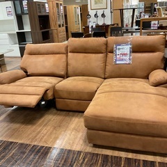 C1＊474[ご来店頂ける方限定]電動リクライニングカウチソファー