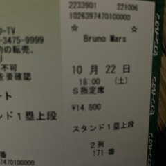 ♪Bruno Mars Japan Tour 大阪１０月２２日♪