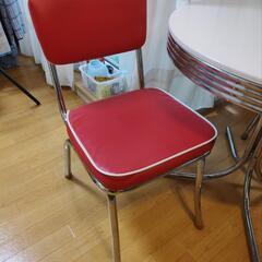 アメリカン　ダイナー　テーブル　イス　セット