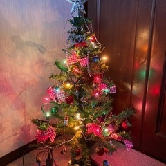 【取引終了しました】クリスマスツリー（高さ60cm：組立式）