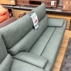KJ-72【新入荷　アウトレット】ルーカ3シーターソファ　グリーン