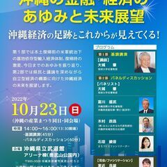 「復帰50周年記念事業沖縄の金融・経済のあゆみと未来展望」シンポ...