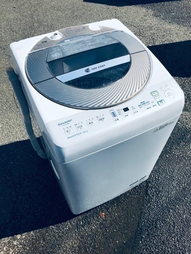 ♦️EJ561番SHARP全自動電気洗濯機 【2013年製】