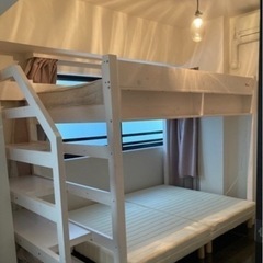 ロフトベッド　セミダブル　LOWYA