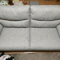 ソファー 3人掛け グレー(10月までに引き取り希望です。)
