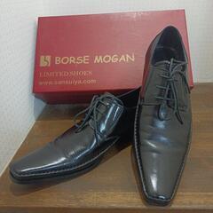 BORSE MOGAN ビジネスシューズ 黒 25.5cm