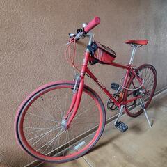 自転車 viento 700c(赤色)