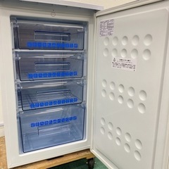 冷凍庫 アビテラックス 1ドア ACF-110E 冷凍ストッカー 冷凍庫 ホワイト ストライプ ACF-110E [100L /1ドア /右開きタイプ