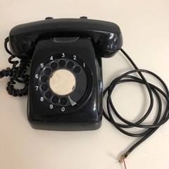 希少⭐️昭和レトロ50年前の黒電話