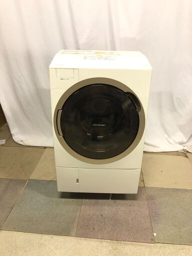 TOSHIBA 東芝 ドラム式洗濯乾燥機 TW-117X6R(W) 右開きタイプ 2017年製 