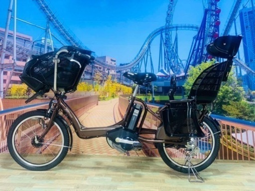4398 新品長生き8.9A 新品日本製タイヤ20 子供乗せ電動自転車