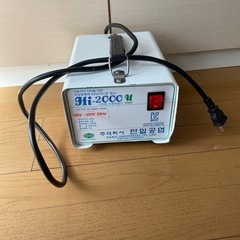 国内用変圧器　SE型（C型も使える）220v