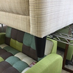 【✨新品❗️ラブソファ❗️ファブリック❗️キュートデザイン❗️✨】定価19,800 2Pソファ