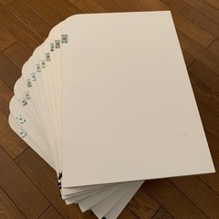 白い木の板　12枚（27×39×1.5）