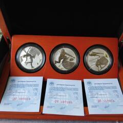 ソチオリンピック　記念銀貨　3種セット