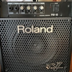 Roland 電子ドラム、専用アンプ、専用ケース、ドラムチェアー
