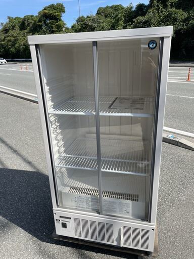 ☆中古品 ホシザキ小形冷蔵ショーケース SSB-70D 2021年製 700ｘ550ｘ1410ｍｍ　256Ｌ 動作問題なし ドリンク 厨房☆