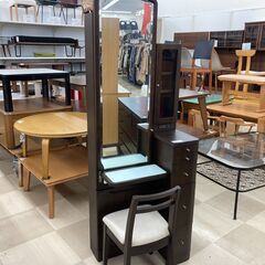 【美品】ドレッサー　鏡台　姿見　大塚家具　省スペース 楽天市場】姿見鏡＆ドレッサー(ドレッサー 全身境 姿見鏡 ドレッサー
