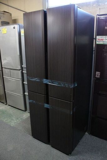 開封済み未使用品 AQUA/アクア 4ドア冷凍冷蔵庫 420L 自動製氷 AQR-TZ42M(T) ダークウッドブラウン 2022年製 家電 店頭引取歓迎 R6604)