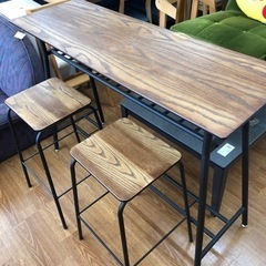 【大和通商】カウンターテーブル・チェアセット売ります！