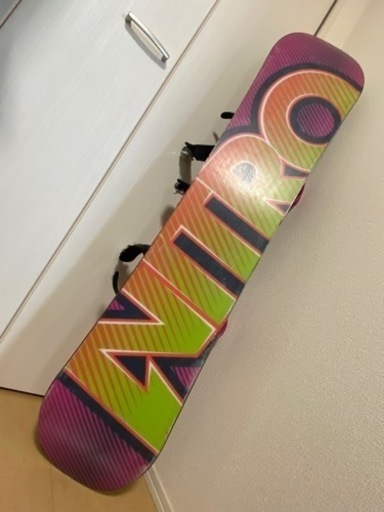 NITRO スノボー板 ビンディング カバー付き3点セット