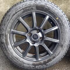 受付終了。冬タイヤ、ホイール付き 175/65/15 4本