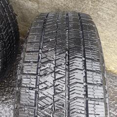 受付終了。冬タイヤ、ホイール付き 175/65/15 4本