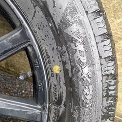 受付終了。冬タイヤ、ホイール付き 175/65/15 4本