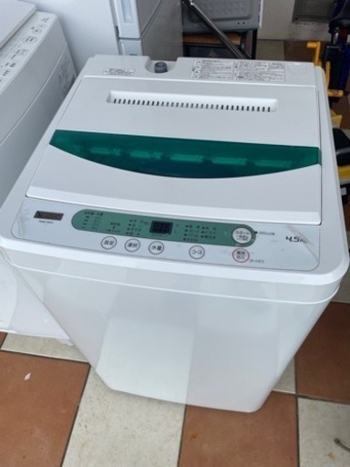 ヤマダセレクト全自動洗濯機　4.5k 2020年