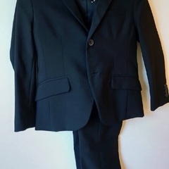 COMME CA ISM ジュニアスーツ上下(BLACK) 110A