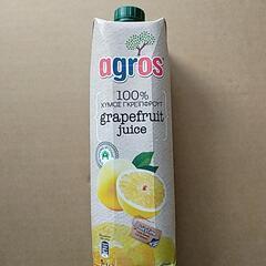 agros グレープフルーツ100%ジュース