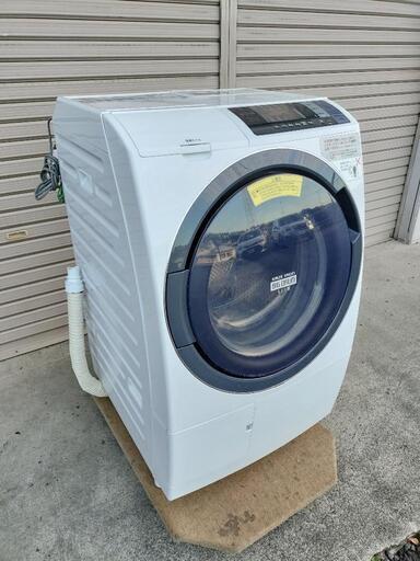 【予約済み】中古品 HITACHI 日立 ドラム式洗濯機 BD-SG100BL 2017年製 洗い10kg 乾燥6kg 人気のビッグドラム！