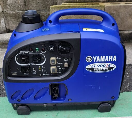 【引き取り希望】使用回数極少！ヤマハ YAMAHA インバーター発電機 EF900iS 中古完動品！