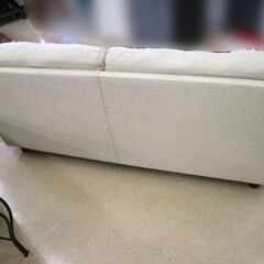 ちょっと大きめ２人掛け布ソファー ベージュ 中古