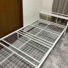 ニトリシングルパイプベッドの中古が安い!激安で譲ります・無料で