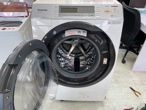 配送設置込み　パナソニック10Kドラム式洗濯乾燥機　2016年製　分解クリーニング済み！！この商品はドラム　脱水槽　脱水カバー　Vベルト新品交換していますので末永く使用できると思います。