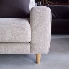 美品 ブロッコ 3人掛けソファ 幅180cm 布地 オーダーソファ blocco 三人掛け チェア イス 3P リビング 国産 北海道 札幌市東区 新道東店