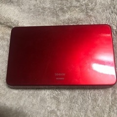 モバイルルーター(ポケットWifi)504HW(レッド)