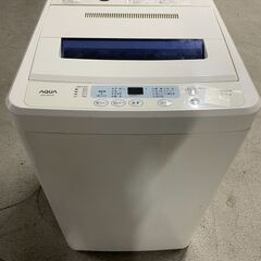 【無料】AQUA 6.0kg洗濯機 AQW-S601 2013年...