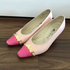 桜の季節に桜色の靴❣ Diana 21.5cm パンプス bic...