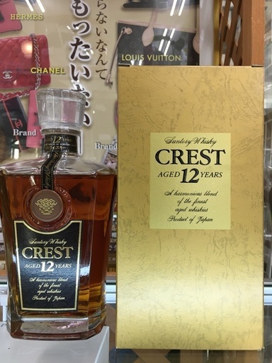 サントリー ウイスキークレスト12年700ml43度