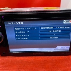 KENWOOD 簡単操作　MDV-333 TV&DVD走行中視聴OK フルセットち…6