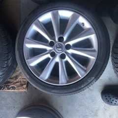 レクサス IS250純正ホイールタイヤバリ溝